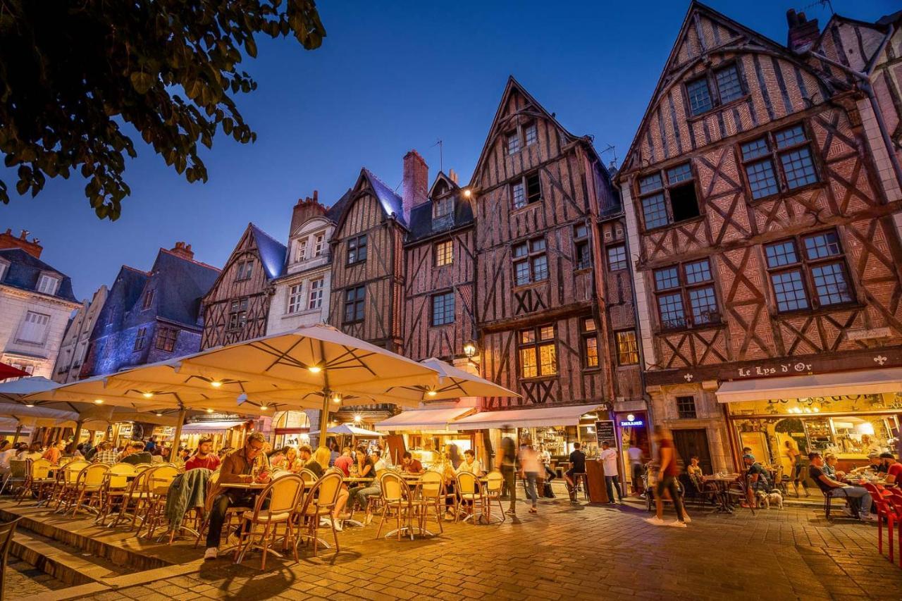 Maison Tourangelle Chic & Cosy Avec Cour トゥール エクステリア 写真